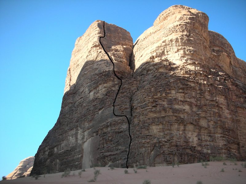Al Hasani with Bedouin Camel Boys line indicated.