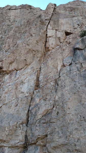 The vertical crack is Hedge Hog