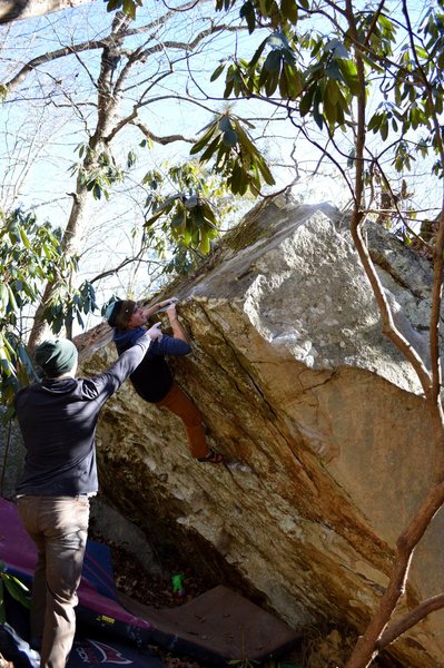 Brad Mathisen gunning for the 2nd ascent of American Express
