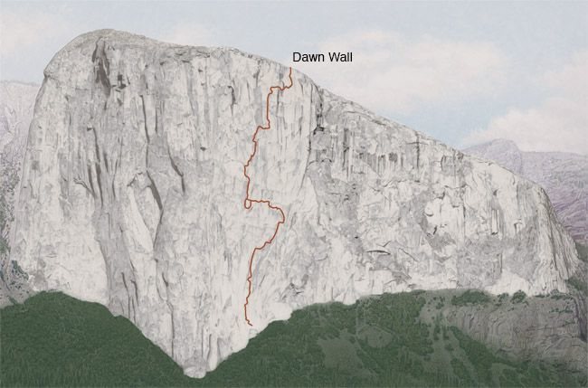 Dawn Wall on El Capitan