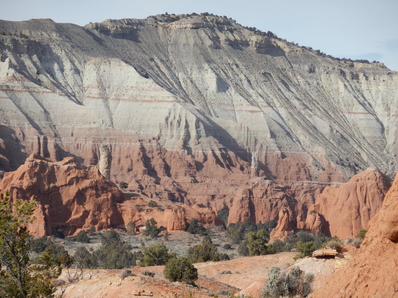 Kodachrome Basin State Park has some towers. The lighter colored pipes are old hot spring sweeps and are quite durable in terms of climbing, too bad the park has a no climbing policy.