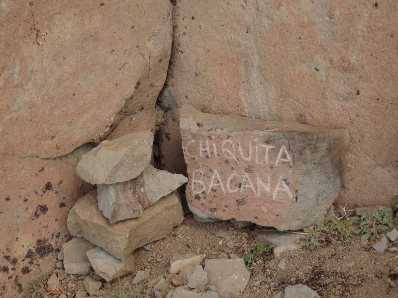 simple example of the route identification at Cerro Colorado.