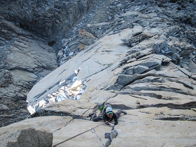 Rita on the last pitch.<br>
<br>
Photo by S. Cox