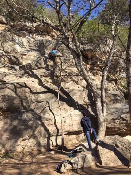 Me leading