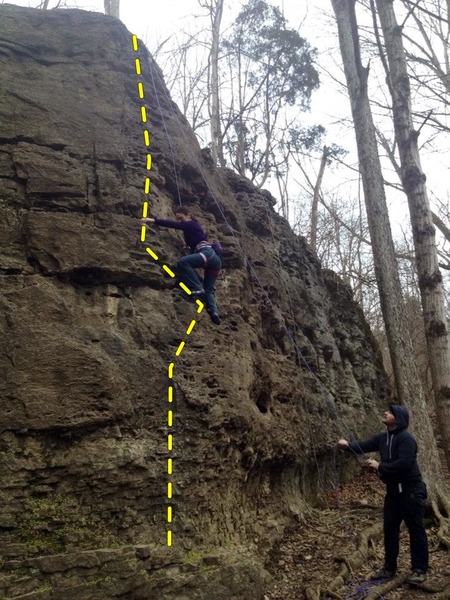 Black Left route at John Bryan State Park in Ohio
