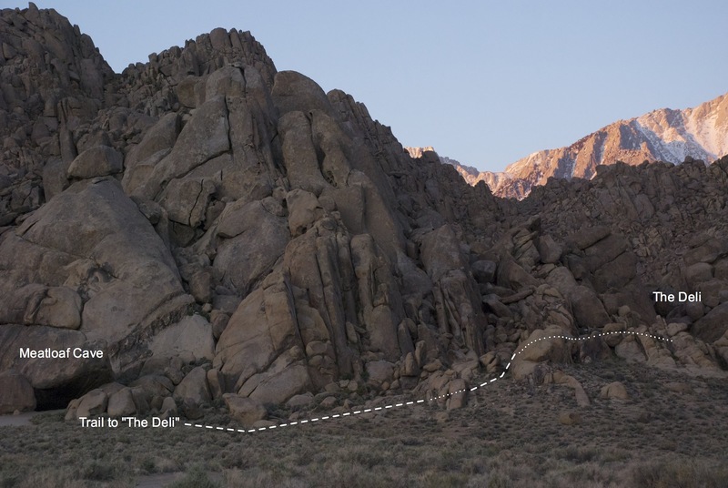 Trail to The Deli from Meatloaf Cave (Loaf)