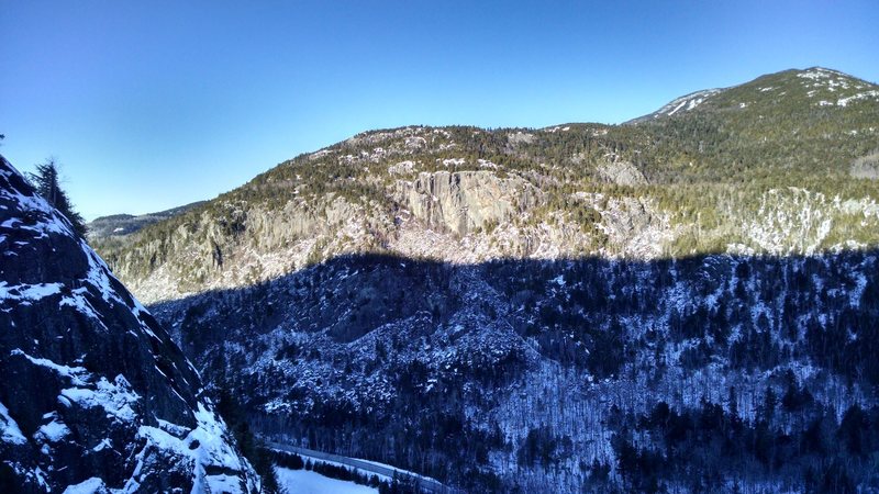 View from the top of the third pitch