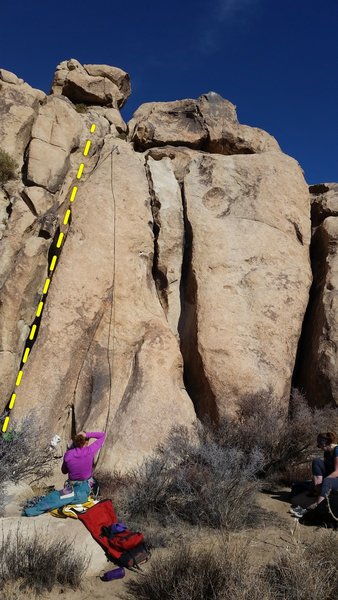 Southwest face of Jellystone, right (east) end.