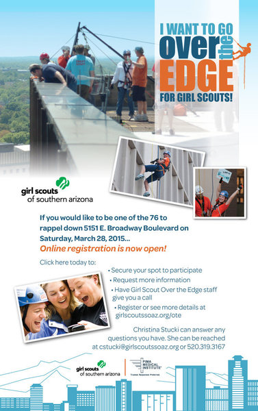 Rappel 17 stories and raise money for the Girls Scouts of Arizona!