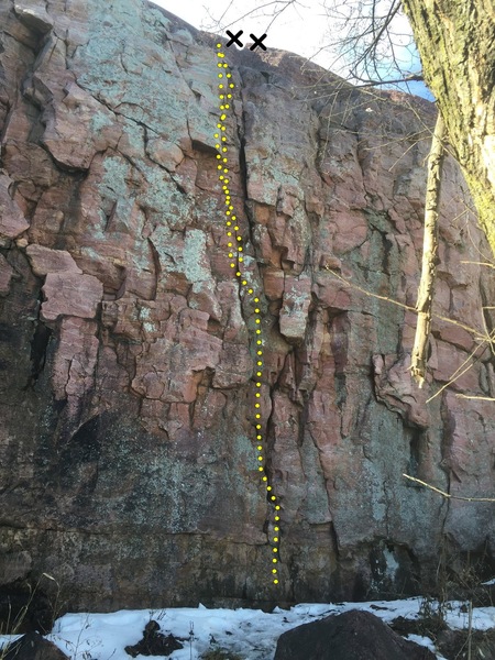 Obvious crack