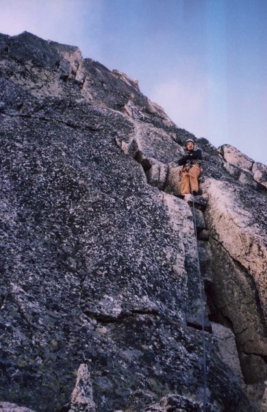 Typical great rock up an obvious line