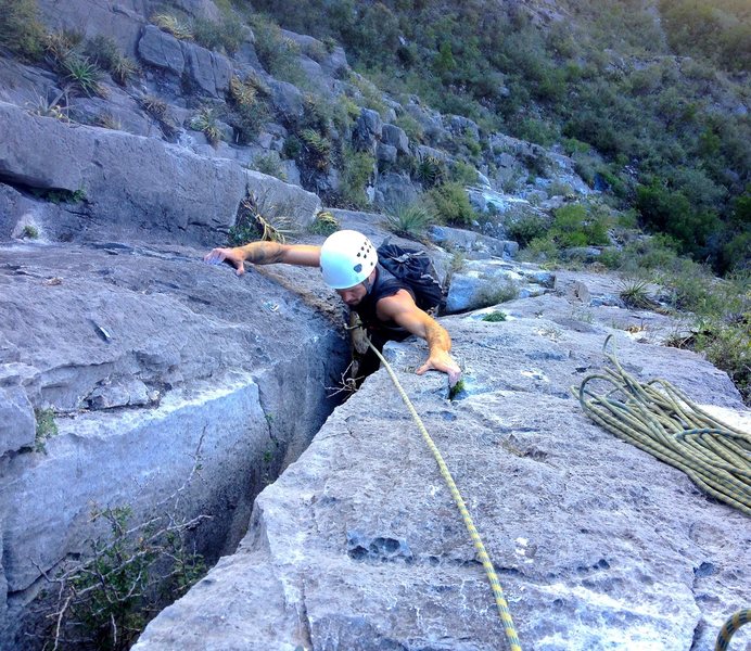 Finishing up the "offwidth" on pitch two.