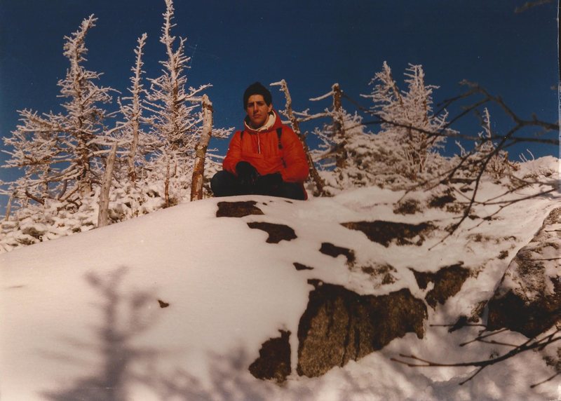 Randy Chalnick at treeline on Wright Peak ADK 1982. This was my first 46er.