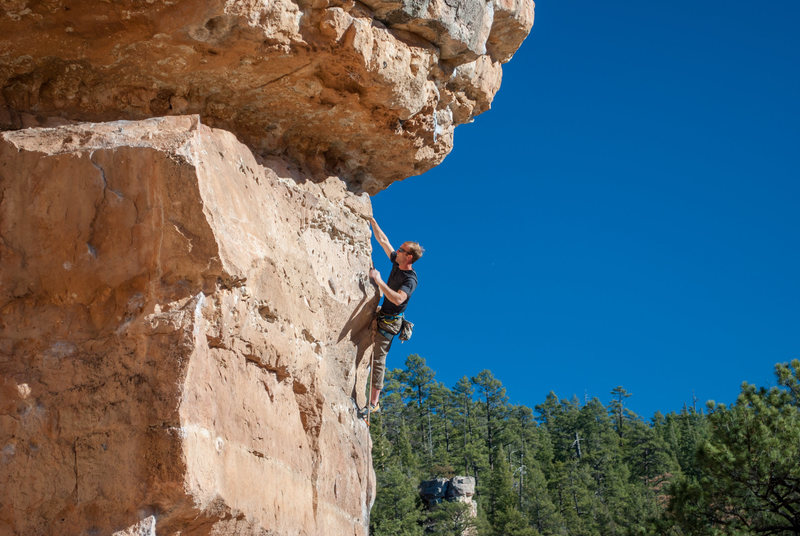 Time to get a shake out before the upper headwall
