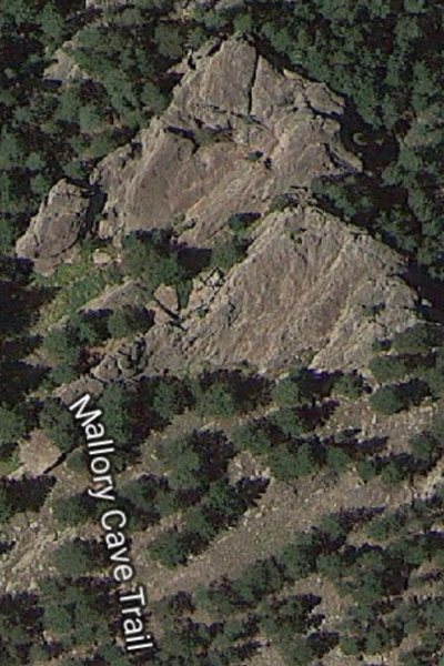 East and West Gazebo/Veranda from our friendly neighborhood satellite.