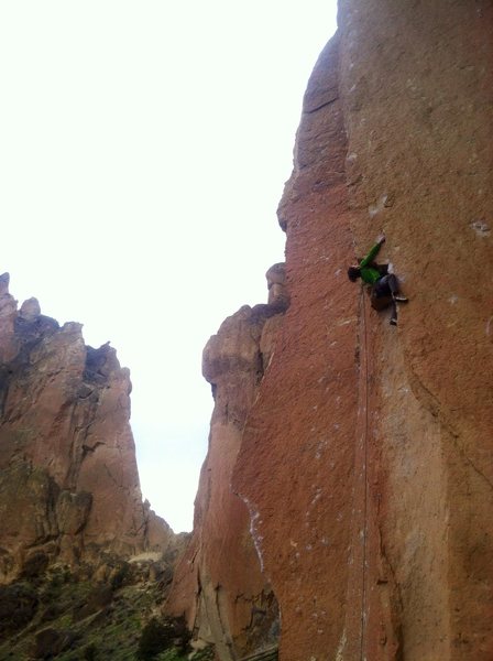 Pulling the crux on Last Waltz