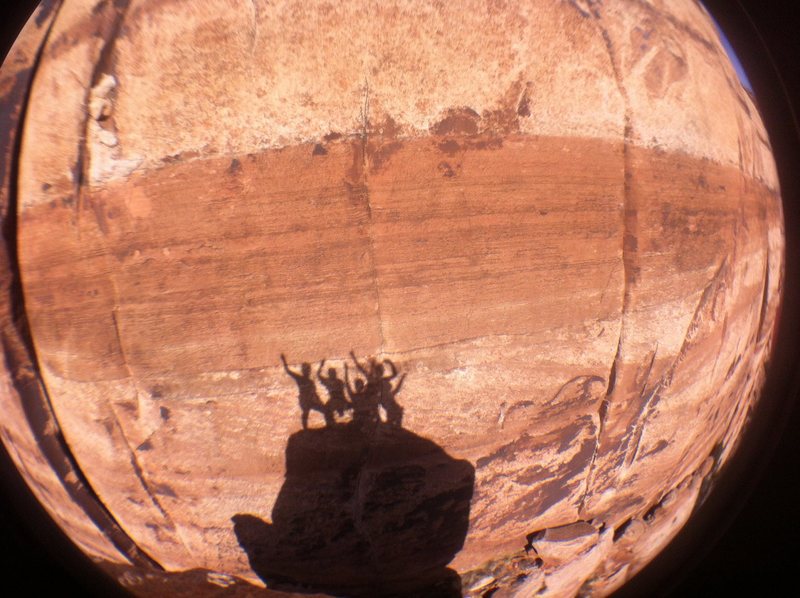 Shadow dancing...