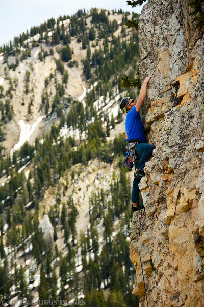 Fun, steep climbing at altitude!