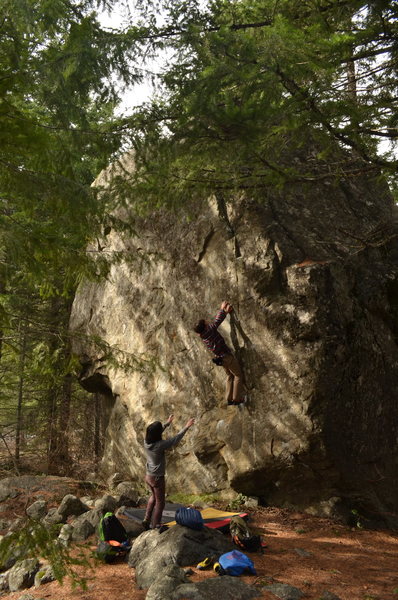 beginning the crux section