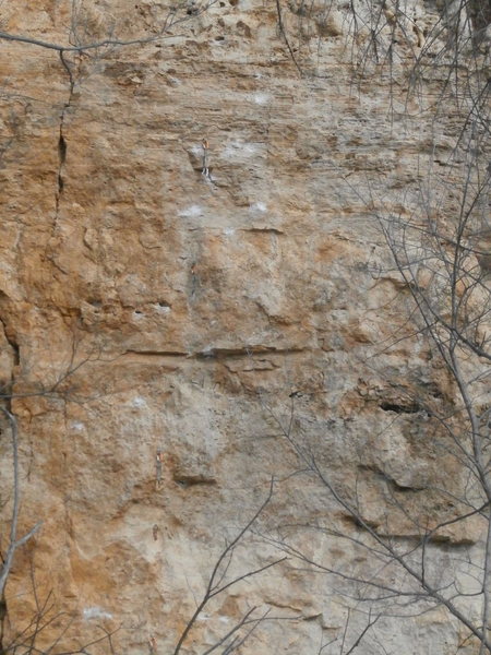 The upper half the route