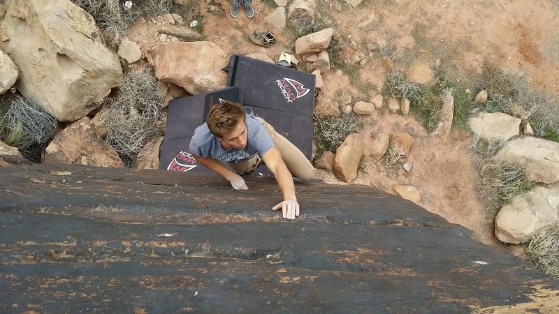 Nick making his way up