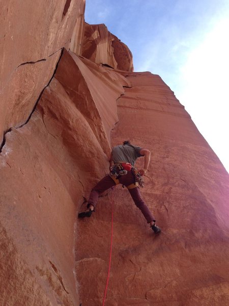 Myself on the os of Power Paws. Power Play is the crack to the left.
