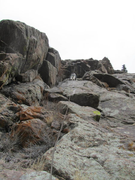 Brian Parsons below the roof on Minnesota Gopher.