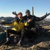 Leigh and brother Frank first summit of 2015