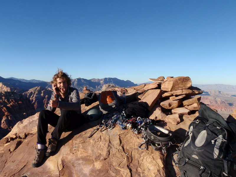 Topping out Mt Wilson with the Inti to Resolution Arete linkup.