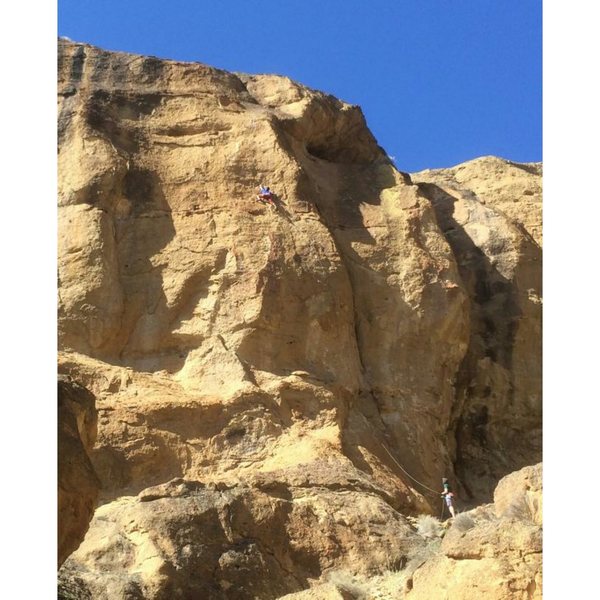 Cool climb. Throwin down with Mr. Hollenbeck as usual.