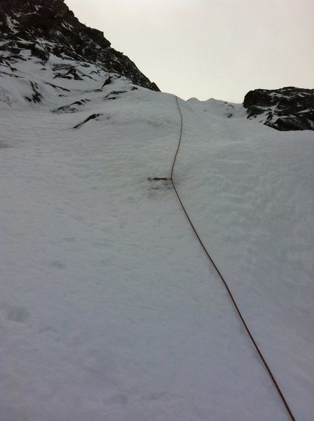 Several pitches up the Gerber-Sink in good conditions.