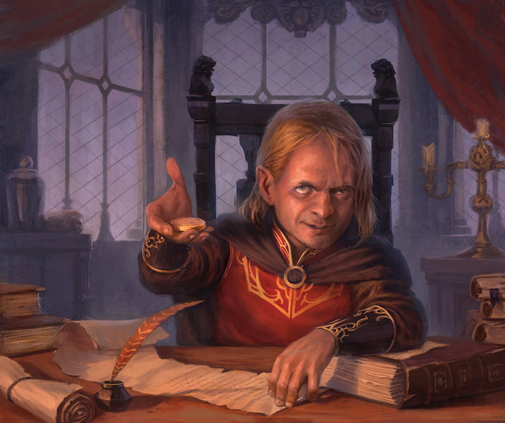 Tyrion in the Tower of the Hand.