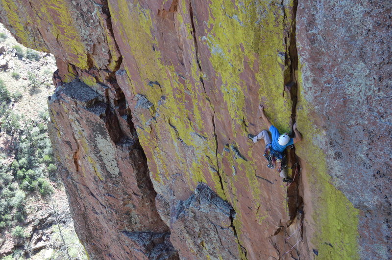 Crux time!<br>
<br>
Photo by Nick S.