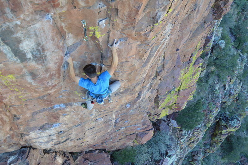 At the crux of NWF<br>
<br>
Phgoto by Nick S.