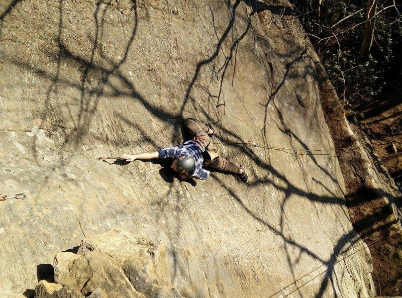 Had a blast on the slab section of this route.
