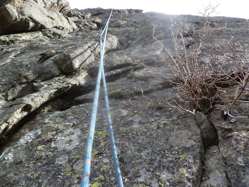 The climb.