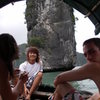 Deep water soloing in Ho Long Bay