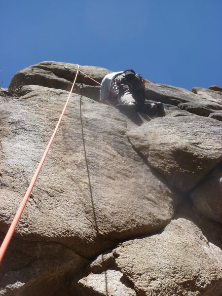 Brian, just past the crux.