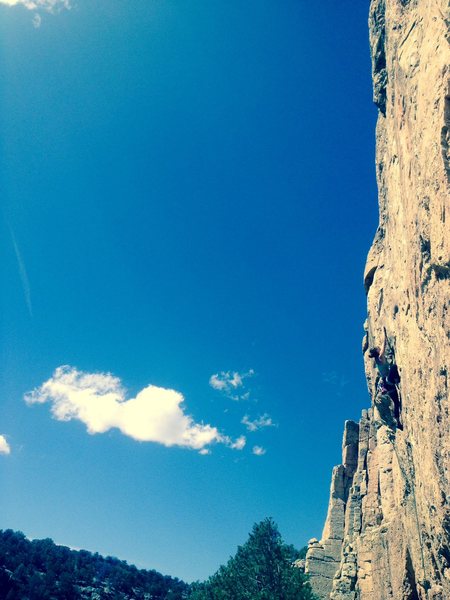 At first crux.