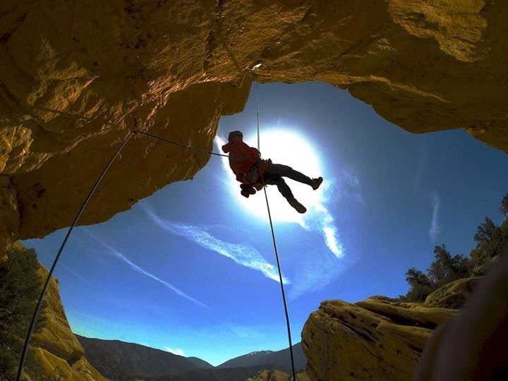 Chad Parker Rapping into Lesson Learned 5.11a