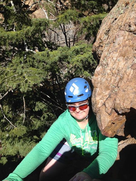 Jess at the top