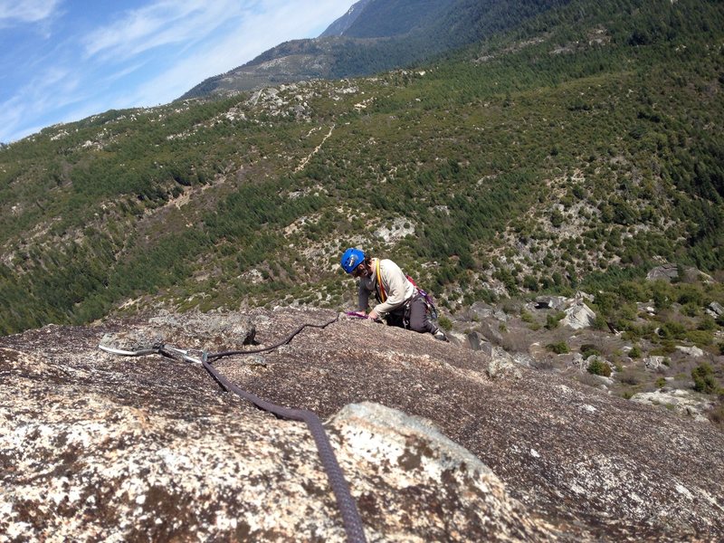 Ridge to the top out! North ridge route