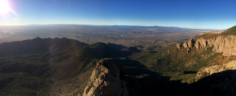 veiw from the knifes edge