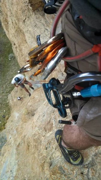 Restless Part of Everyone 5.11c Promised land. Logan ut