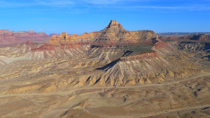 Window Blind Peak as seen from Bottleneck Mesa.