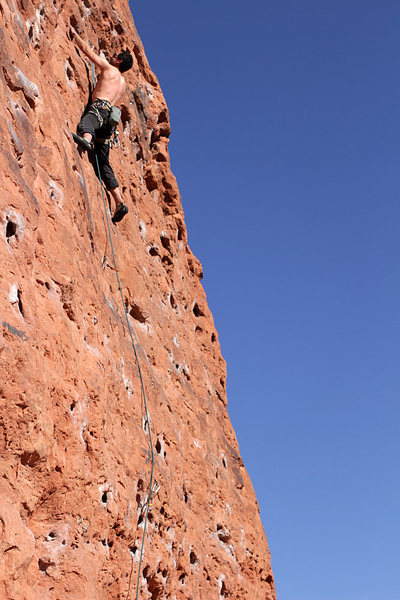 Jon on lead.