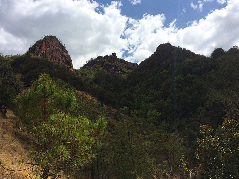 A view of the Watchtower to the right of One Dragon Buttress.