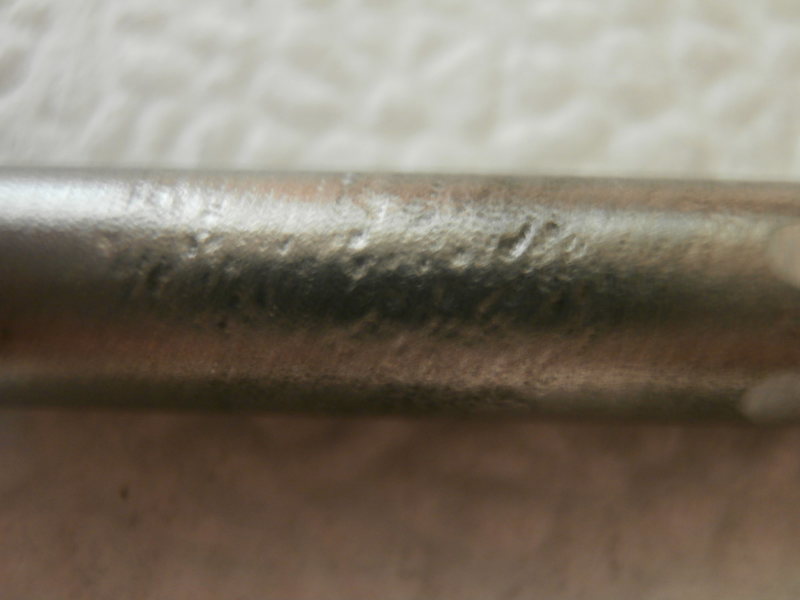 3/8" Rawl Bolt placed over 10 years ago in granite at Keyhole Canyon, NV