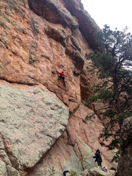 Jason in the meat of the route.