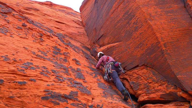 Cover My Buttress, fun little trad route at Panty Wall.